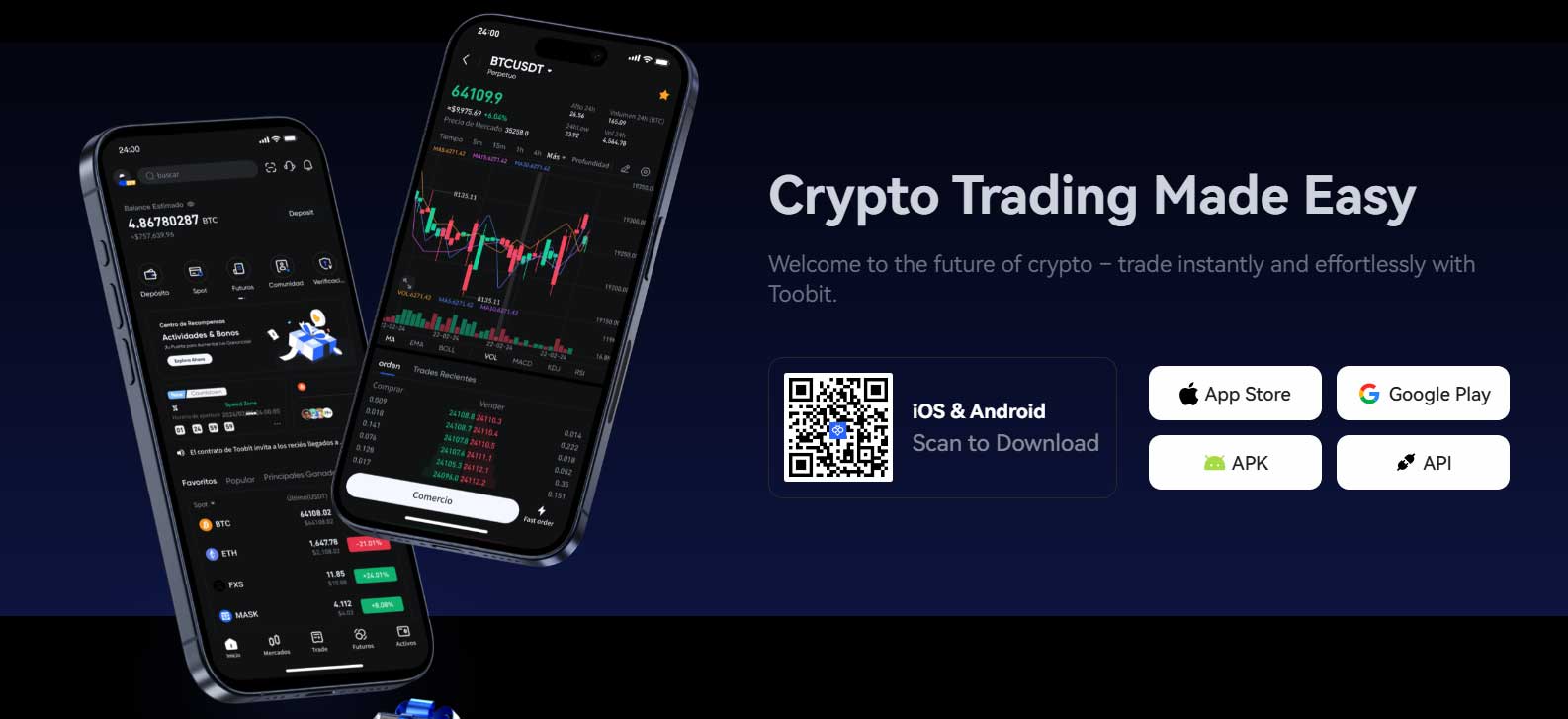 Toobit Mobile App