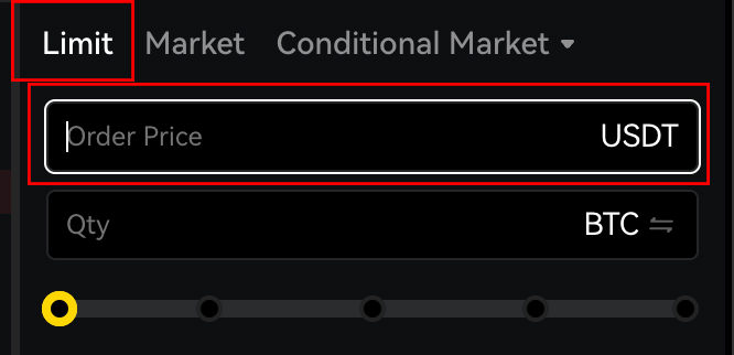 Limit Order Apex
