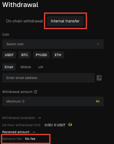 Bitunix Withdrawal