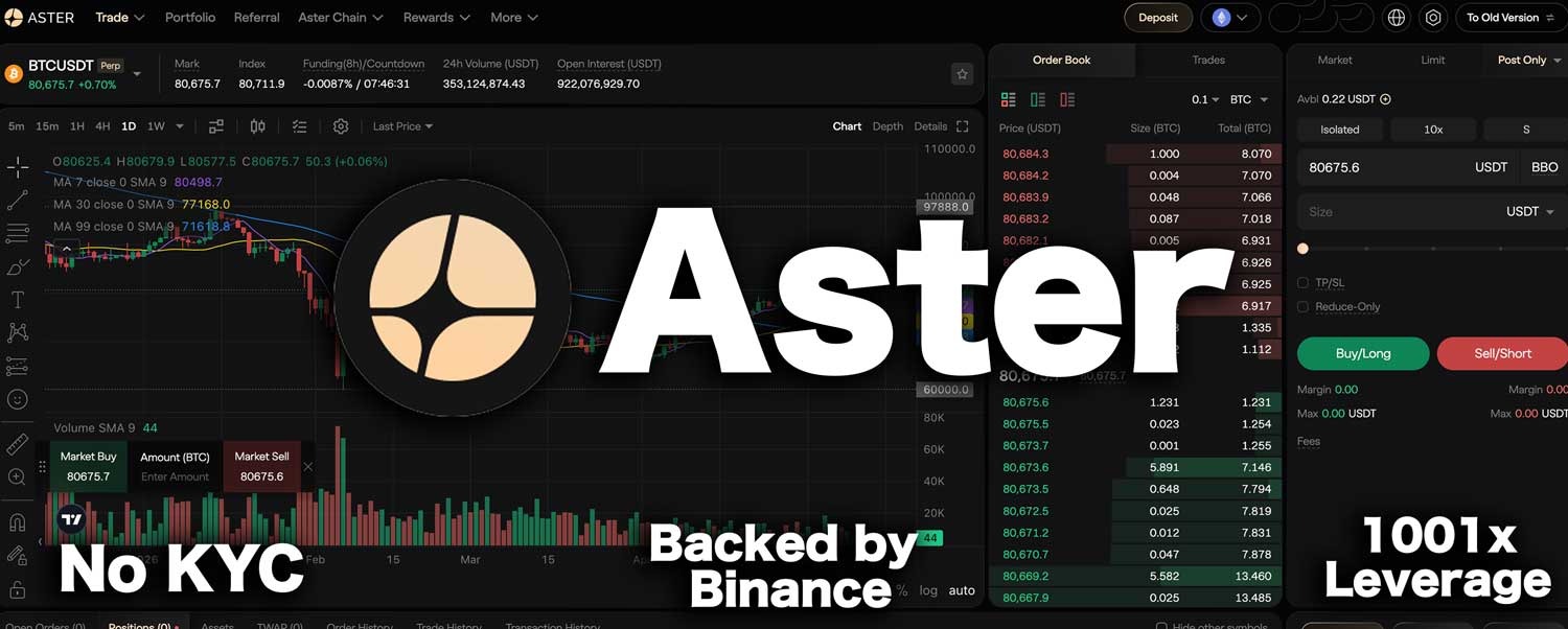 AsterDEX Exchange